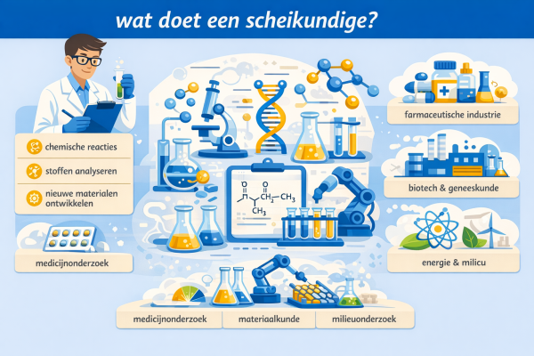 Alles over het beroep scheikundige Wat doet een scheikundige